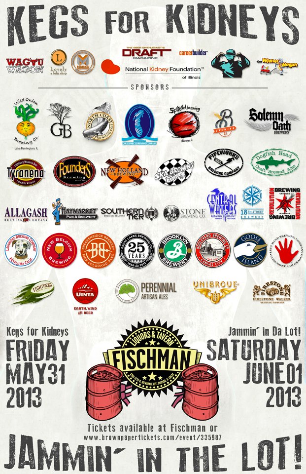 Kegs For Kidneys @ Fischman Liquors & Tavern | Chicago | Illinois | United States