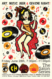 5 Rabbit Art..Music. and Ceviche Night @ FLATS Studio | Chicago | Illinois | United States