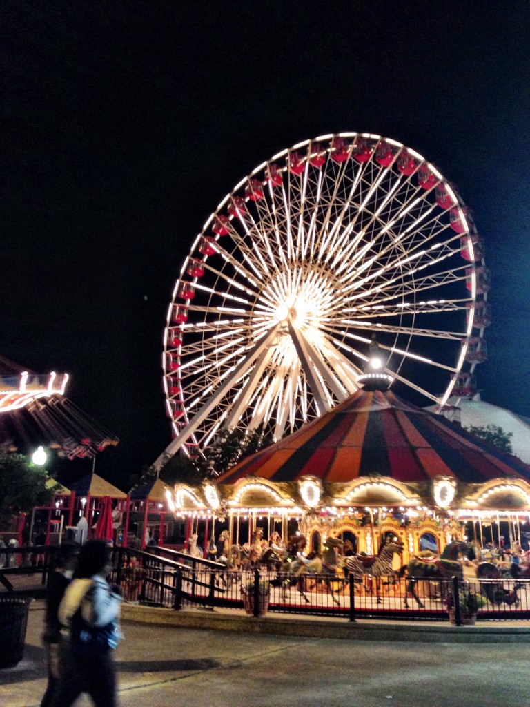 of course we rode the ferris wheel after Beer Camp