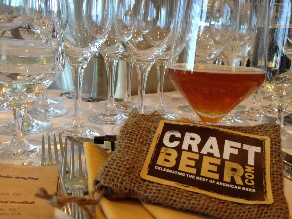 cheers to the Brewers Association. Their luncheon at Grand Hyatt Denver paired 6 beers from last year's GABF winners