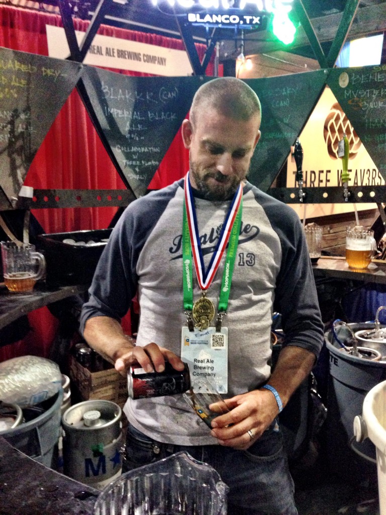 Real Ale Brewing Company, Blanco, TX won the Gold for Benedictum, Belgian-Style Lambic or Sour Ale