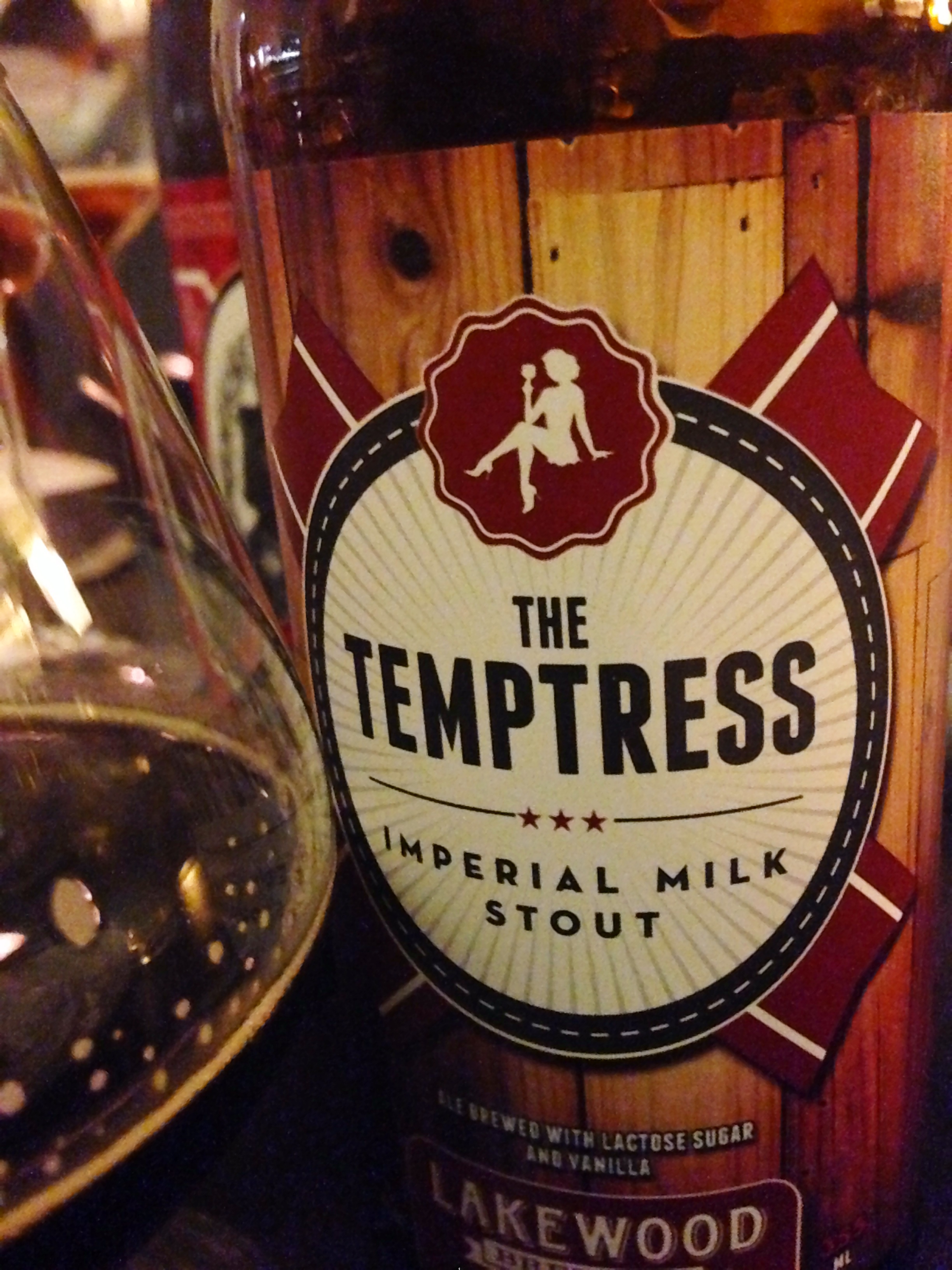 The Temptress Imperial Milk Stout